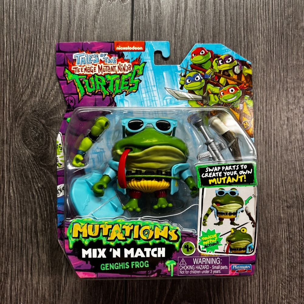 2024 Tales Of The Teenage Mutant Ninja Turtles Mutations‎ Genghis Frog TMNT New